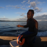 Everything is done "bare"; barefoot, bare handed.