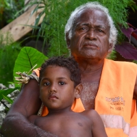 Andie's daddy John Wayne sr.. with his grandson